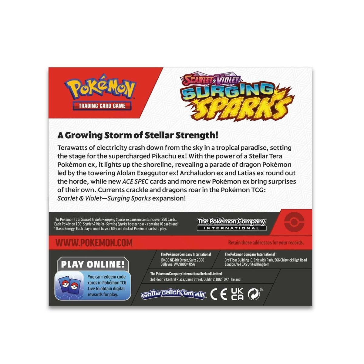 Pokémon TCG: Scarlet & Violet-Surging Sparks Booster Box