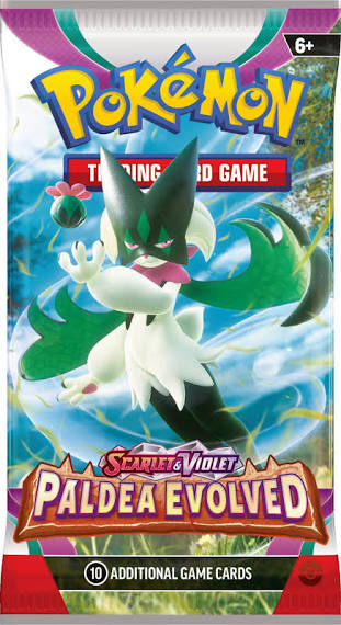 Scarlet & Violet-Paldea Evolved Booster Pack (10 Cards)