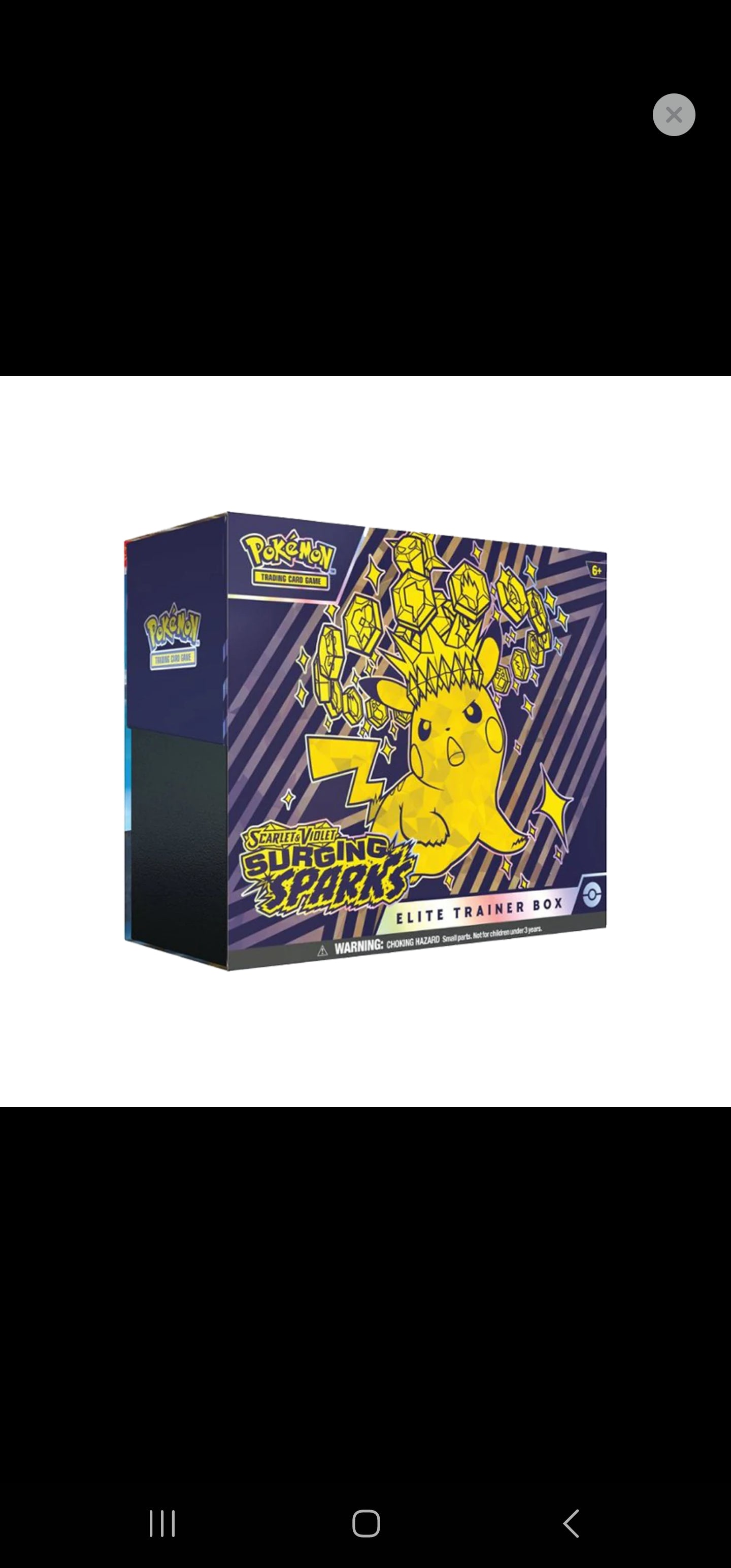 Pokémon TCG: Scarlet & Violet - Surging Sparks Elite Trainer Box